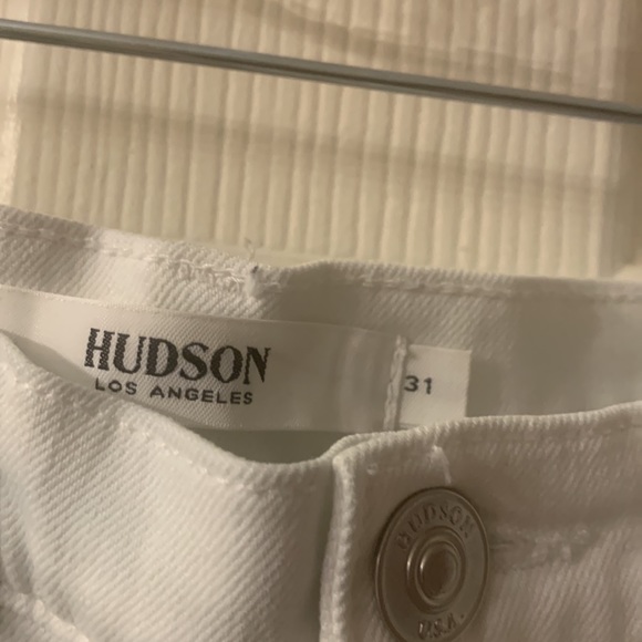 Devon Frayed Hem High Rise Biker Shorts-New - Picture 2 of 5